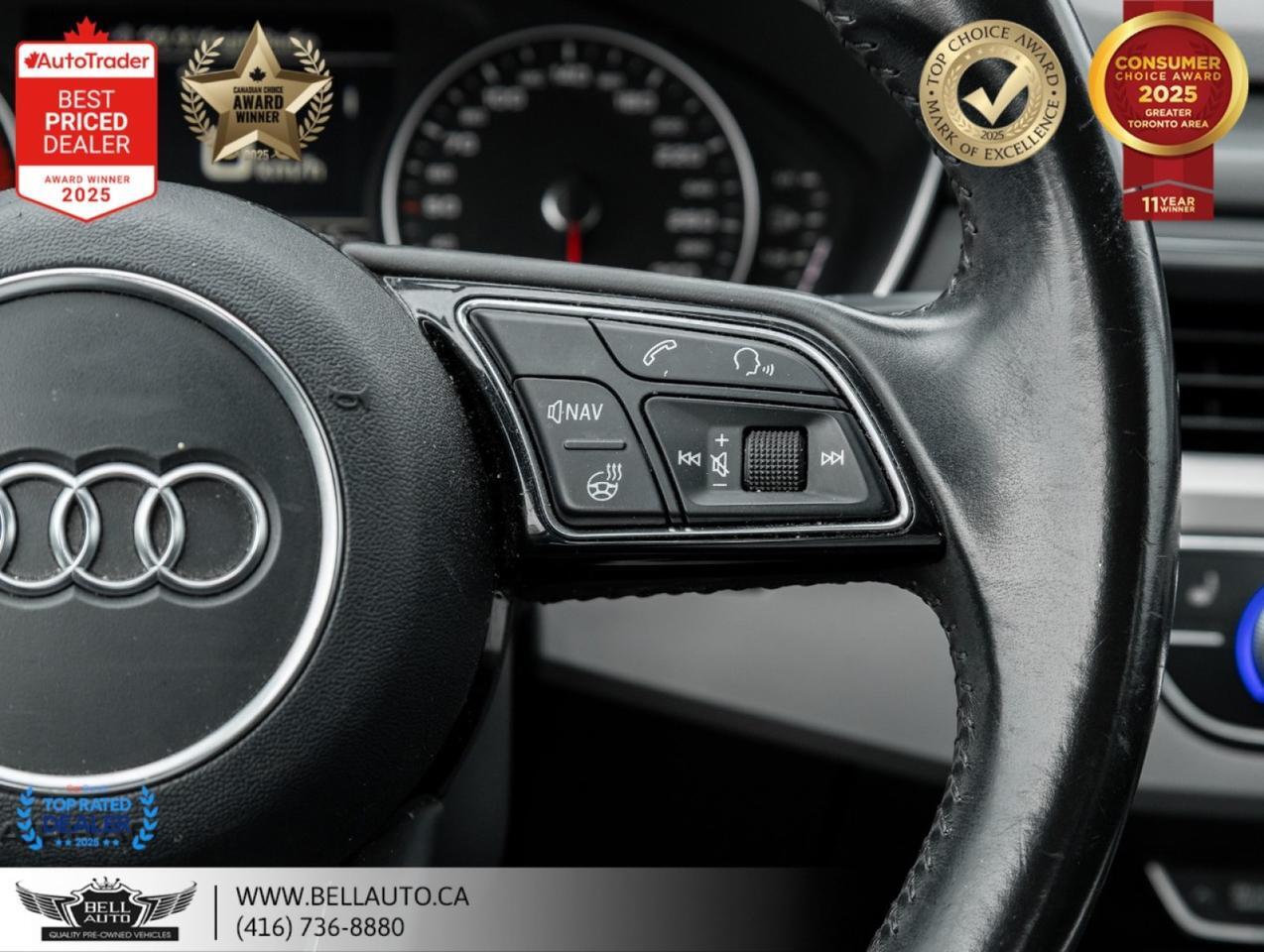 2017 Audi A4 Komfort | LTHR  | SUNROOF | DRIVEMODS | KEYLESS Toronto ON