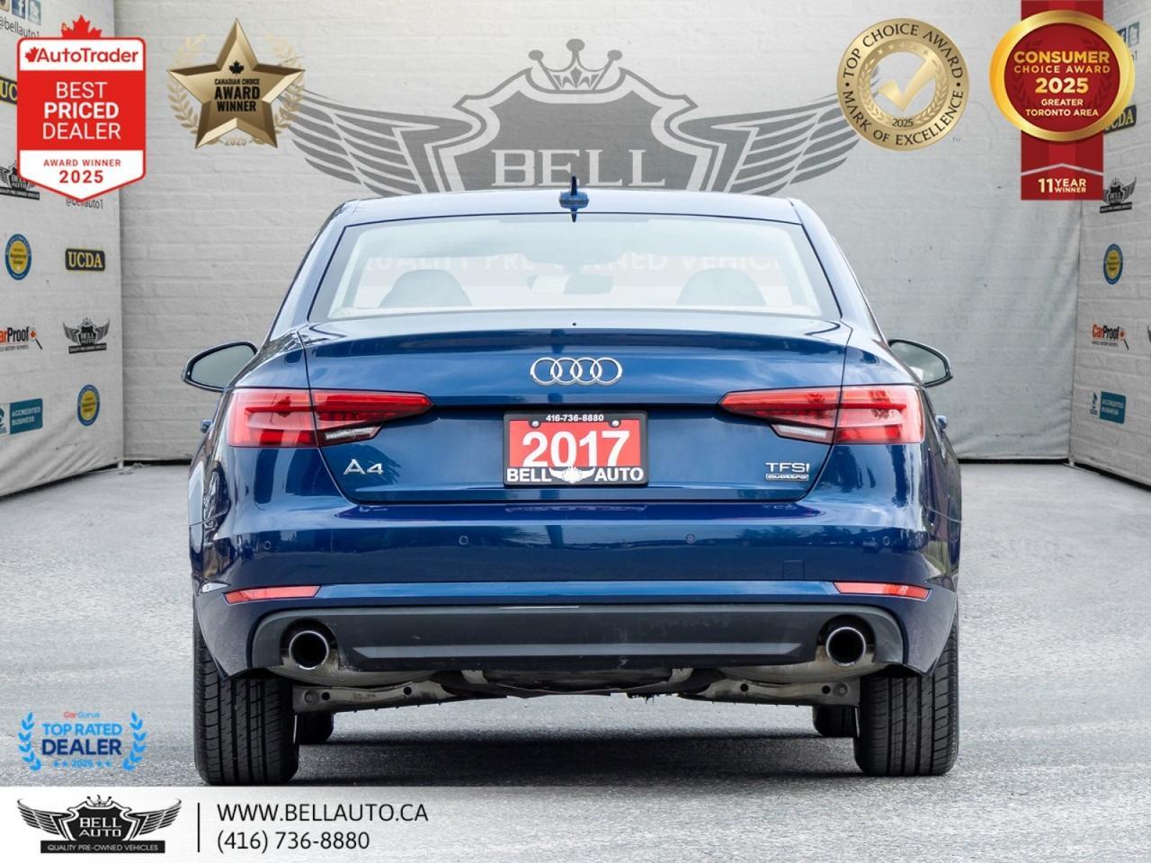 2017 Audi A4 Komfort | LTHR  | SUNROOF | DRIVEMODS | KEYLESS Toronto ON