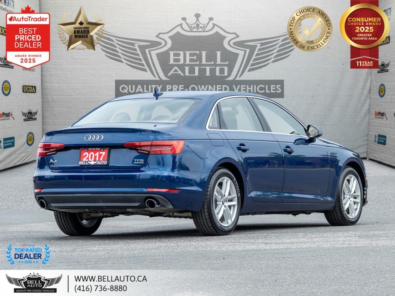 2017 Audi A4 Komfort | LTHR  | SUNROOF | DRIVEMODS | KEYLESS Toronto ON