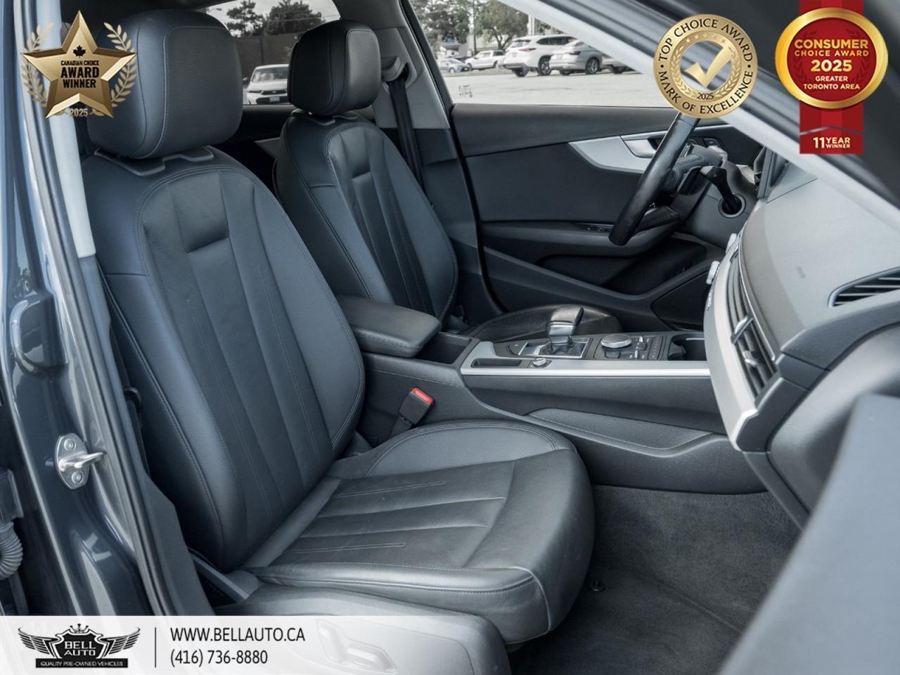 2017 Audi A4 Komfort | SUNROOF | KEYLESS STRT | BLK RIMS | RED BRK CLPRS | LTHR SEATS Toronto ON