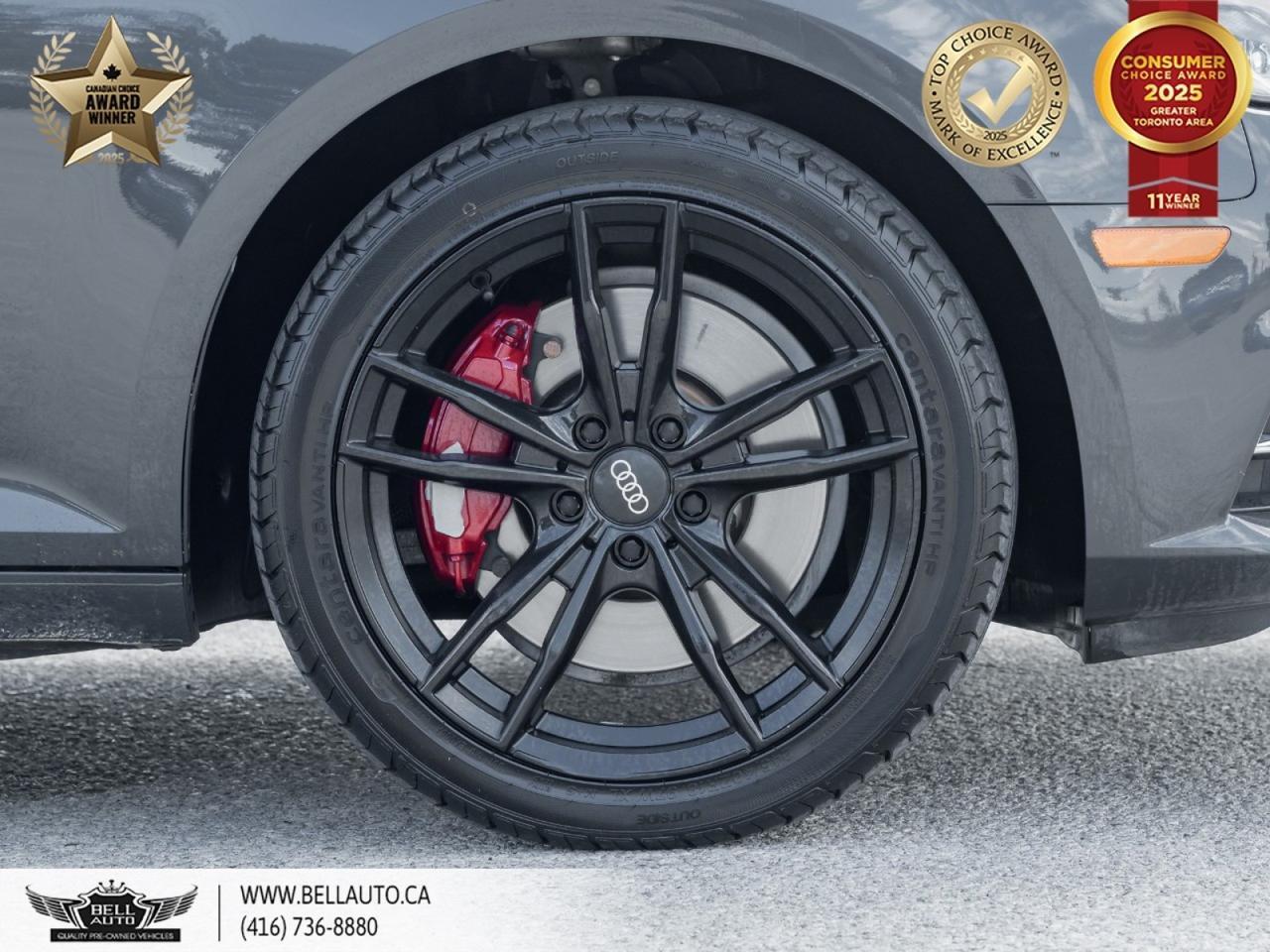 2017 Audi A4 Komfort | SUNROOF | KEYLESS STRT | BLK RIMS | RED BRK CLPRS | LTHR SEATS Toronto ON