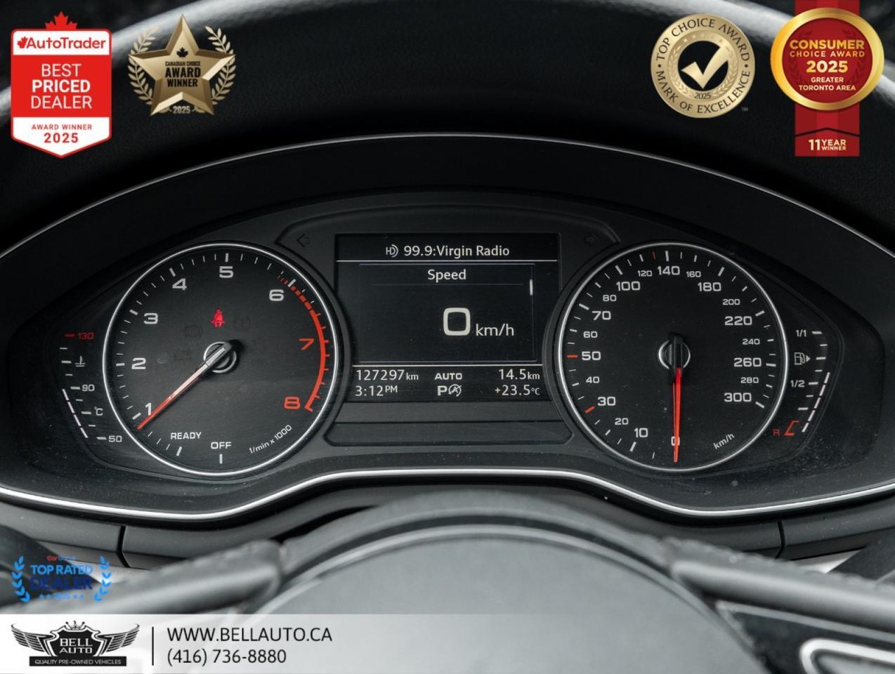 2017 Audi A4 Komfort PRMAUDIO B.CAM NAVI PARKSENSORS Toronto ON