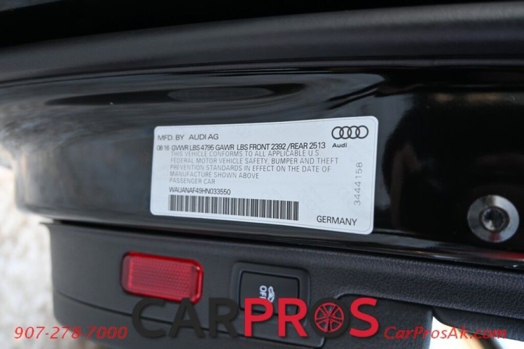 2017 Audi A4 Premium - AWD - Automatic - Power & Heated Leather Seats - Backup Camera - Sunroof - Keyless Entry & Push to Start - Aluminum Wheels - 1-Owner Anchorage AK