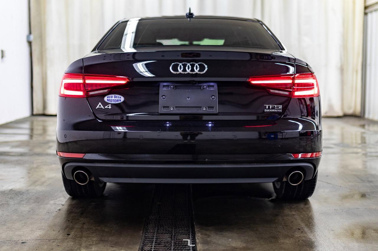 2017 Audi A4 Quattro Progressiv Leather Roof Nav Red Deer AB