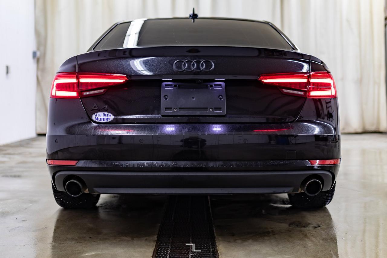 2017 Audi A4 Quattro Technik Leather Roof Nav BCam Red Deer AB