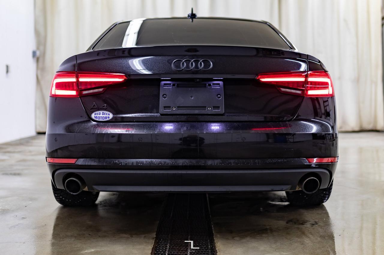 2017 Audi A4 Quattro Technik Leather Roof Nav BCam Red Deer AB