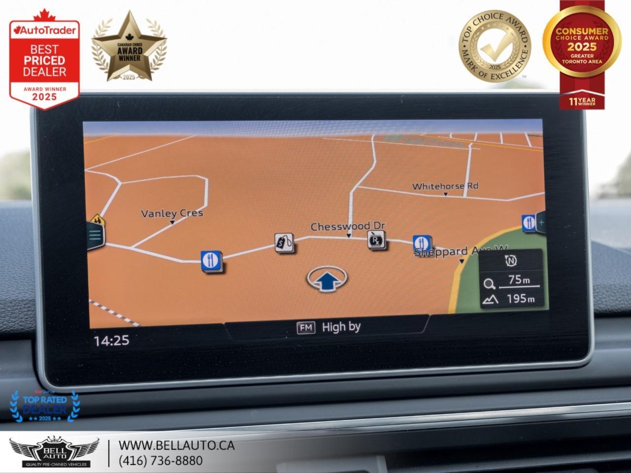 2017 Audi A4 Technik | NAVI | 360CAM | B&O | SUNROOF | LOWKMS Toronto ON