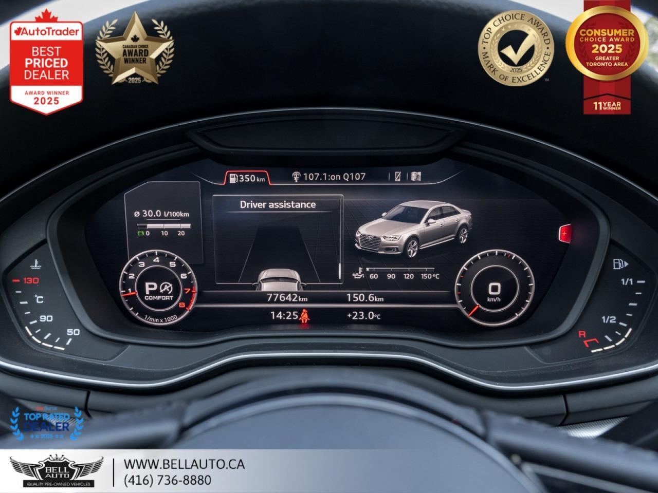 2017 Audi A4 Technik | NAVI | 360CAM | B&O | SUNROOF | LOWKMS Toronto ON