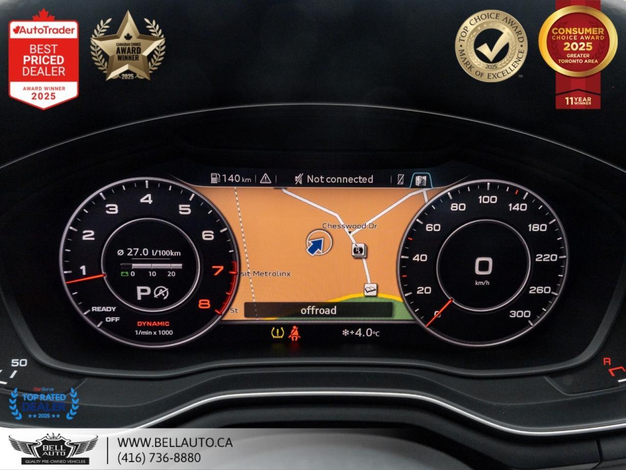 2017 Audi A4 Technik | QUATTRO | S-LINE | NAVI | 360CAM | SUNROOF Toronto ON