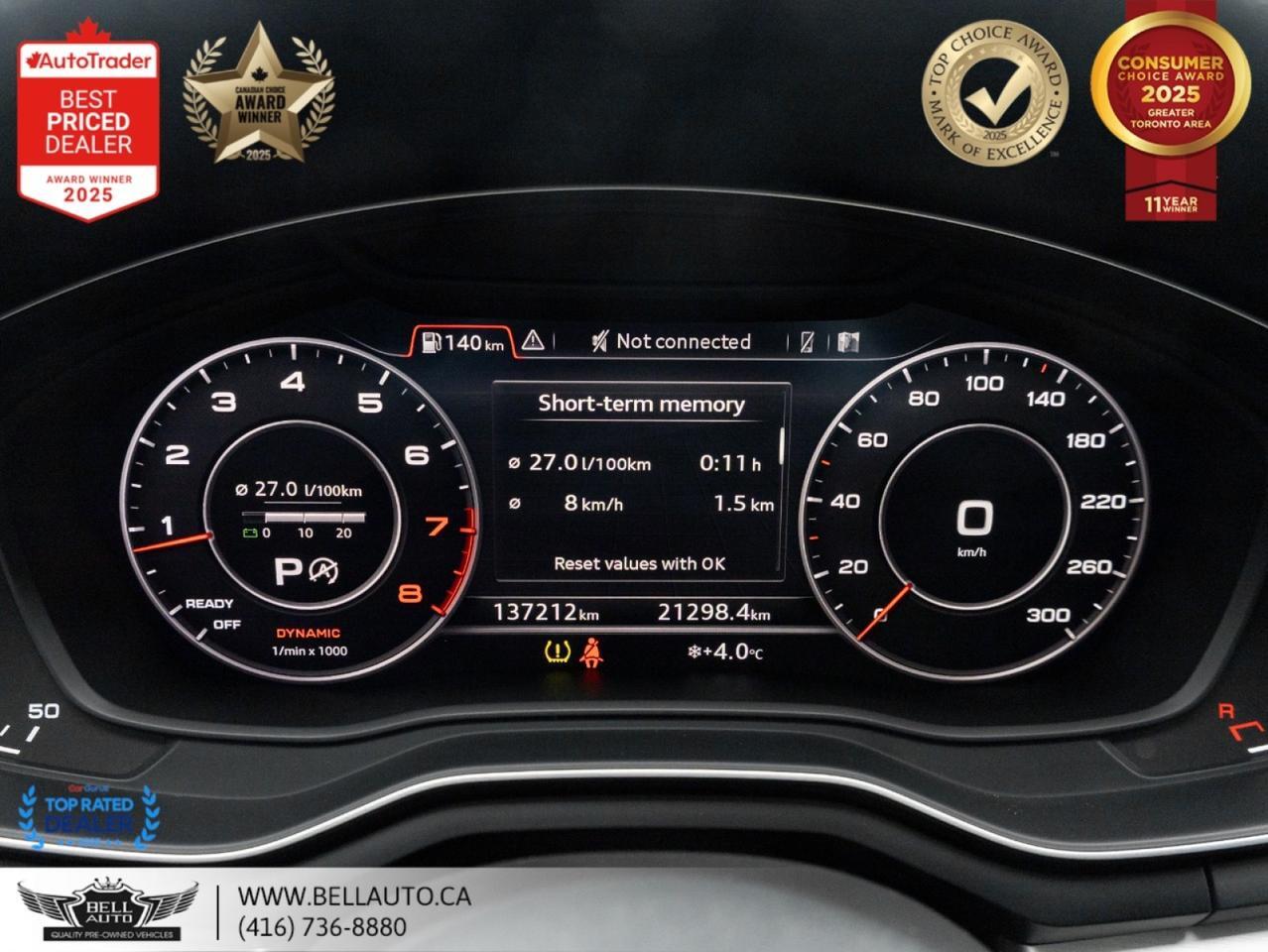 2017 Audi A4 Technik | QUATTRO | S-LINE | NAVI | 360CAM | SUNROOF Toronto ON