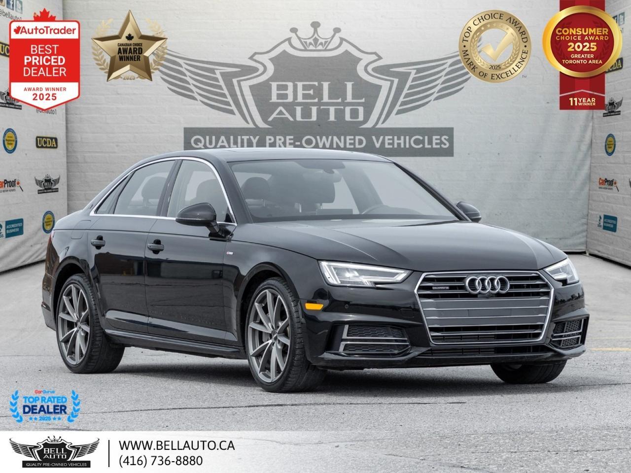 2017 Audi A4 Technik | S-LINE | B&O | NAVI | B.CAM | SUNROOF | MMRYSEATS