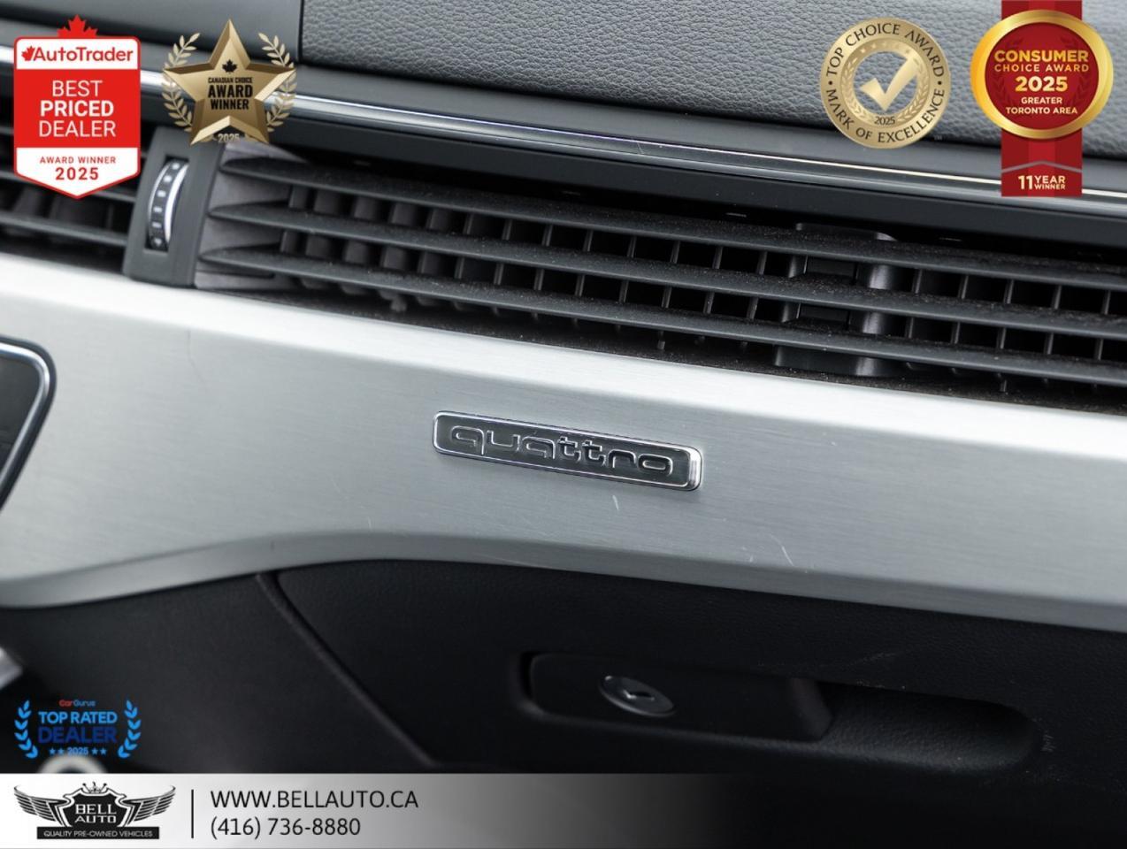 2017 Audi A4 Technik | S-LINE | B&O | NAVI | B.CAM | SUNROOF | MMRYSEATS Toronto ON