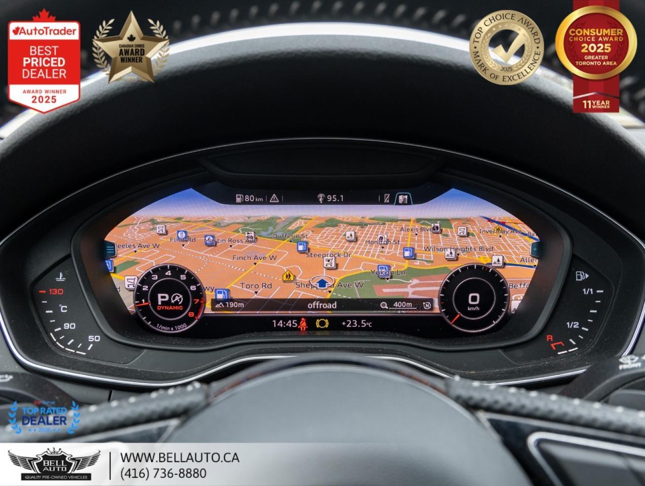 2017 Audi A4 Technik | S-LINE | B&O | NAVI | B.CAM | SUNROOF | MMRYSEATS Toronto ON