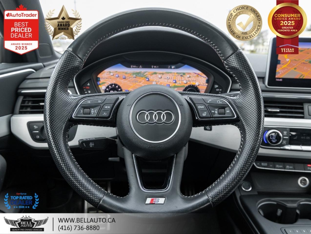 2017 Audi A4 Technik | S-LINE | B&O | NAVI | B.CAM | SUNROOF | MMRYSEATS Toronto ON