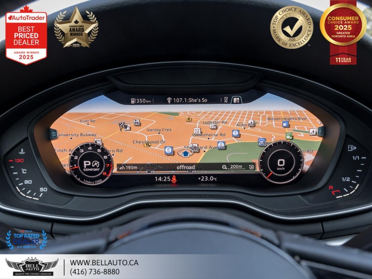 2017 Audi A4 Technik | SUNROOF | CARPLAY | PARKDISTCONTROL | PWR & MMRY SEATS | LOWKMS Toronto ON