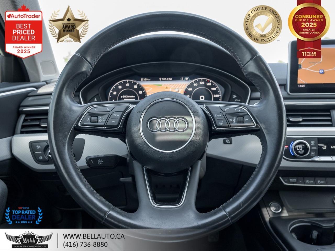 2017 Audi A4 Technik | SUNROOF | CARPLAY | PARKDISTCONTROL | PWR & MMRY SEATS | LOWKMS Toronto ON