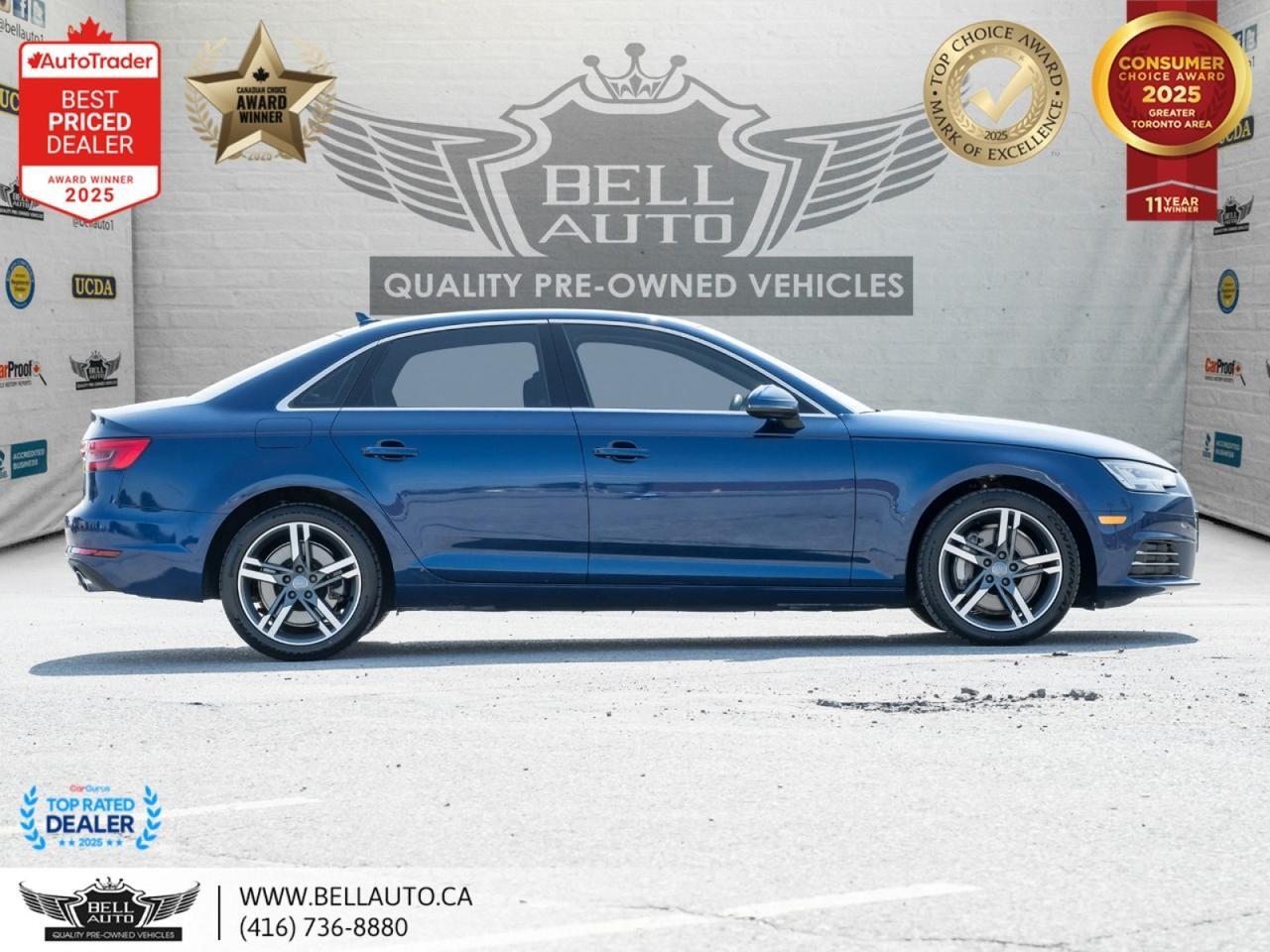 2017 Audi A4 Technik | SUNROOF | CARPLAY | PARKDISTCONTROL | PWR & MMRY SEATS | LOWKMS Toronto ON