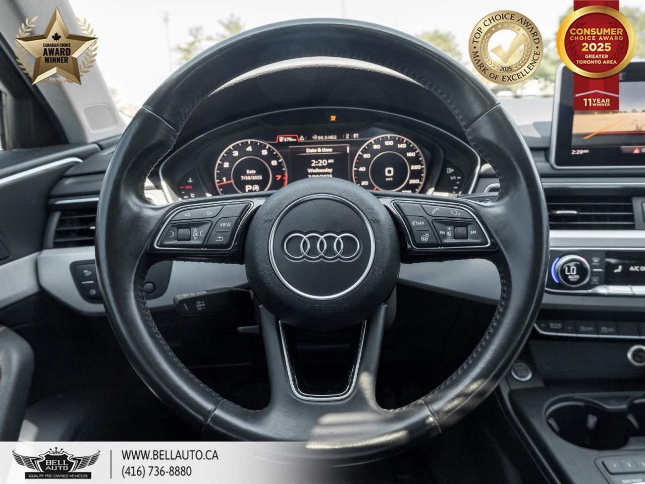 2017 Audi A4 Technik | SUNROOF | NAVI | BACKUPCAM | LEATHER | NOACCIDENT Toronto ON