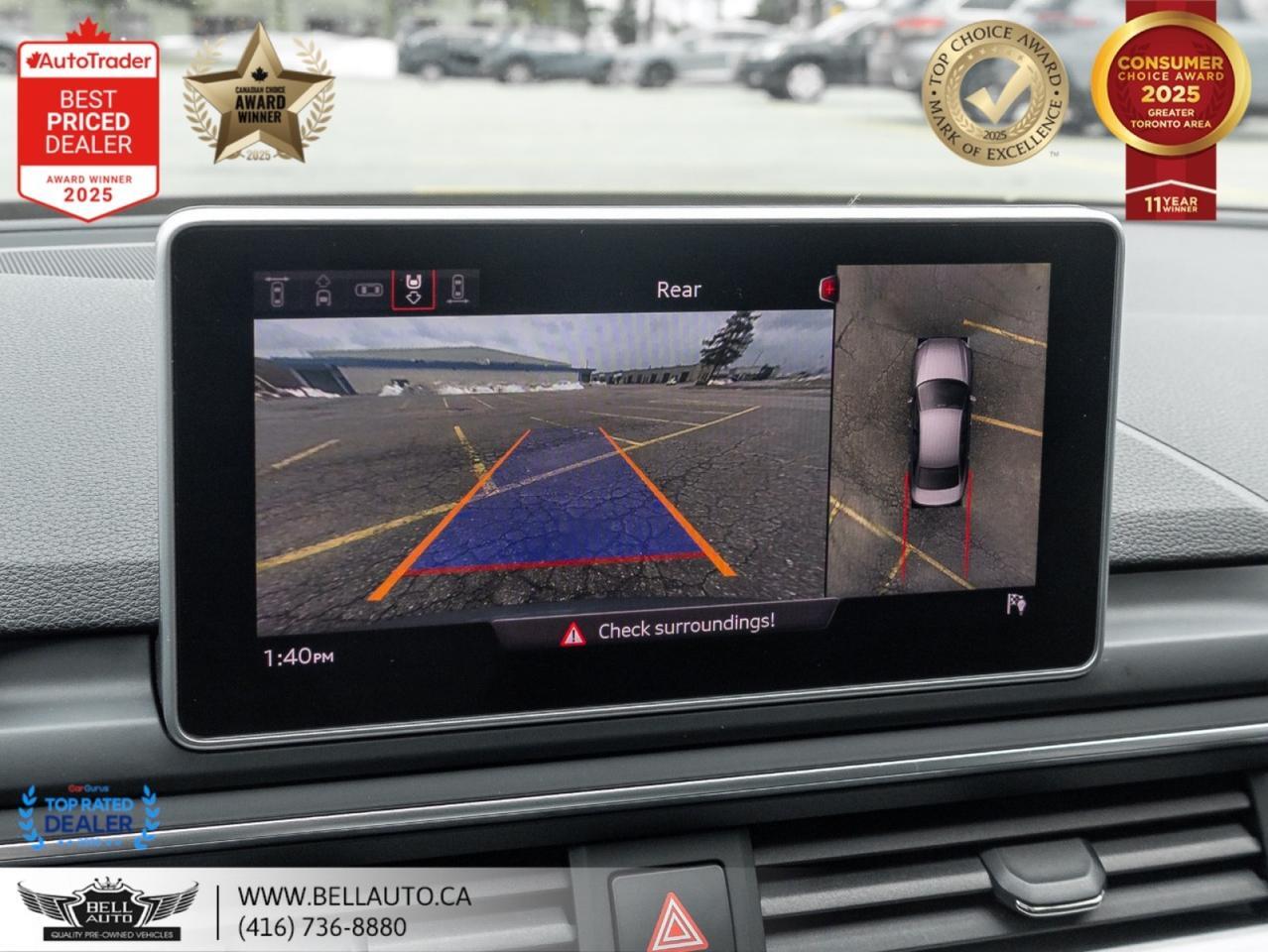 2017 Audi A4 Technik QUATTRO S-LINE NAVI 360CAM SUNROOF Toronto ON