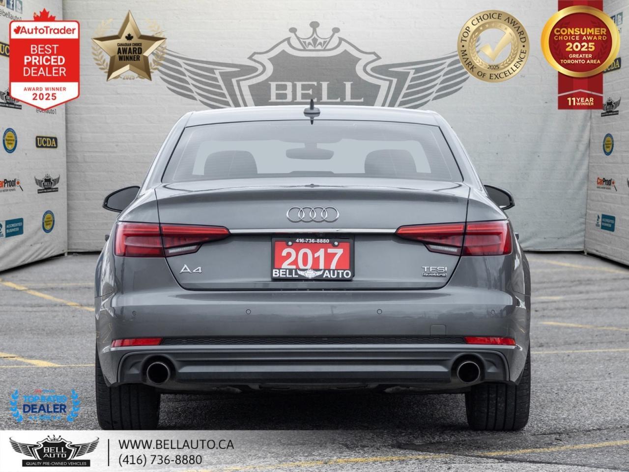 2017 Audi A4 Technik QUATTRO S-LINE NAVI 360CAM SUNROOF Toronto ON