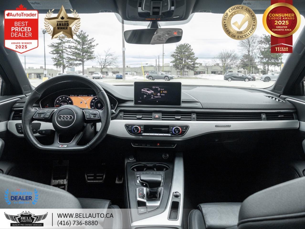 2017 Audi A4 Technik QUATTRO S-LINE NAVI 360CAM SUNROOF Toronto ON