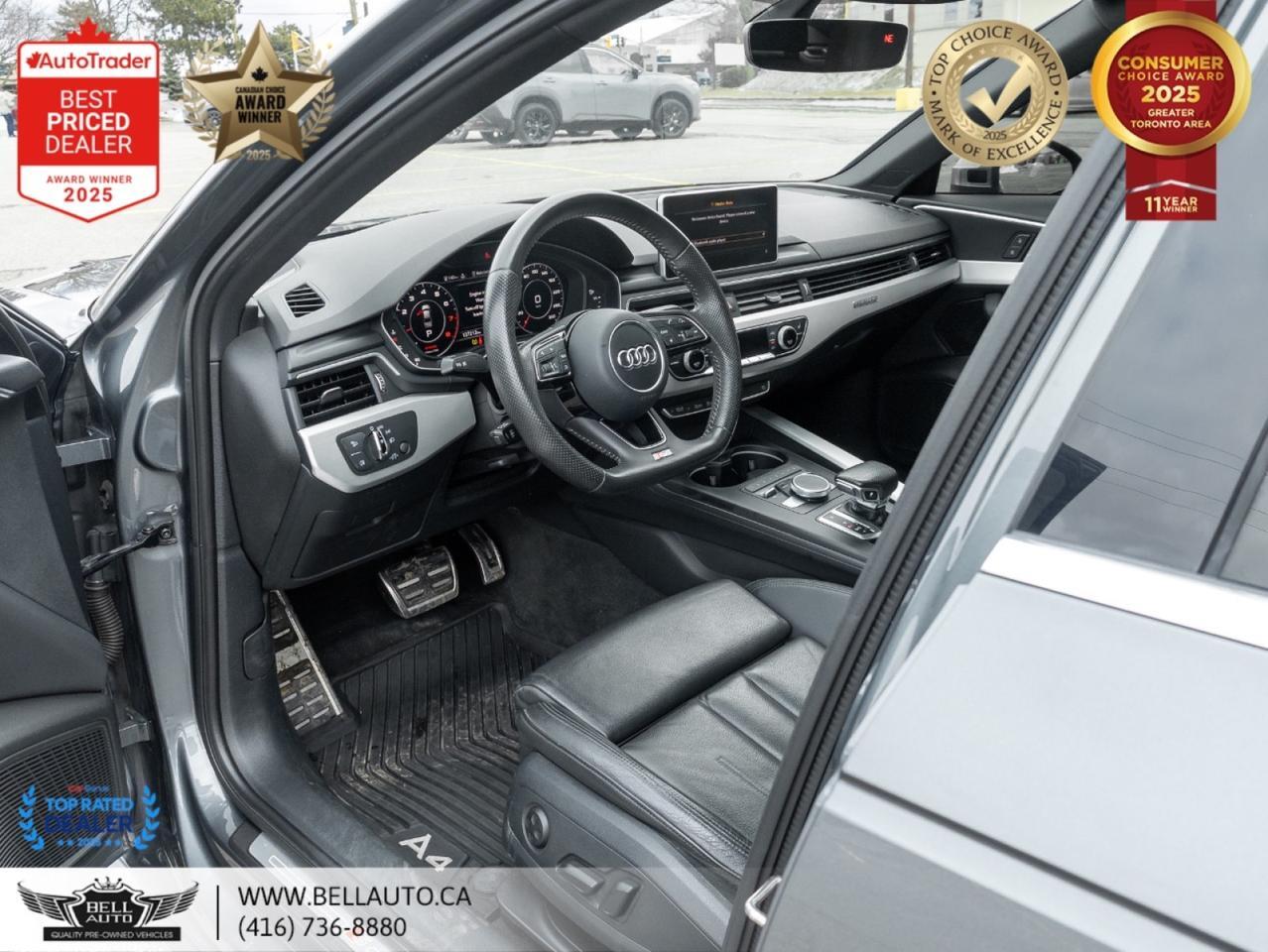 2017 Audi A4 Technik QUATTRO S-LINE NAVI 360CAM SUNROOF Toronto ON