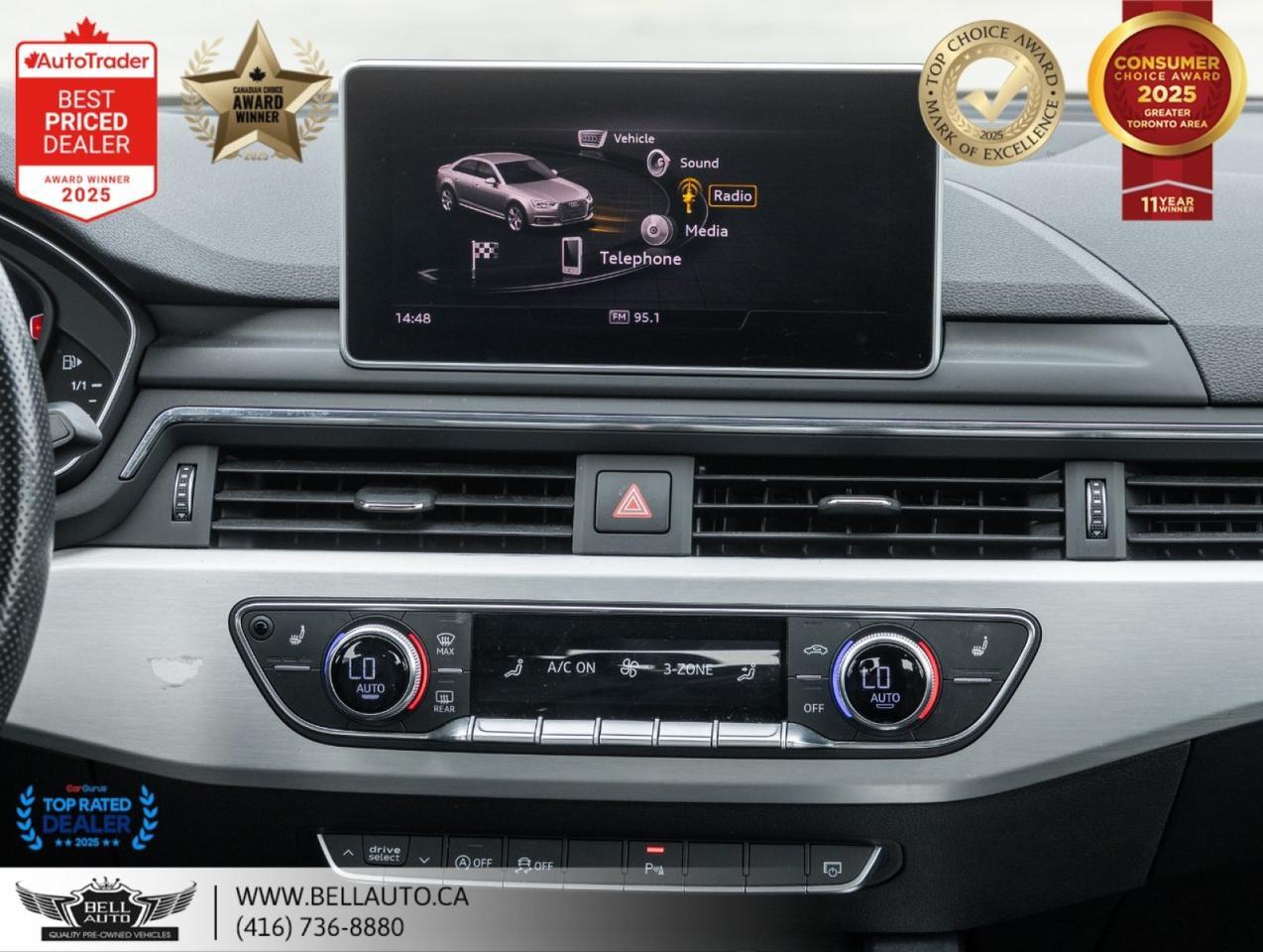 2017 Audi A4 Technik S-LINE B&O NAVI B.CAM SUNROOF MMRYSEATS Toronto ON