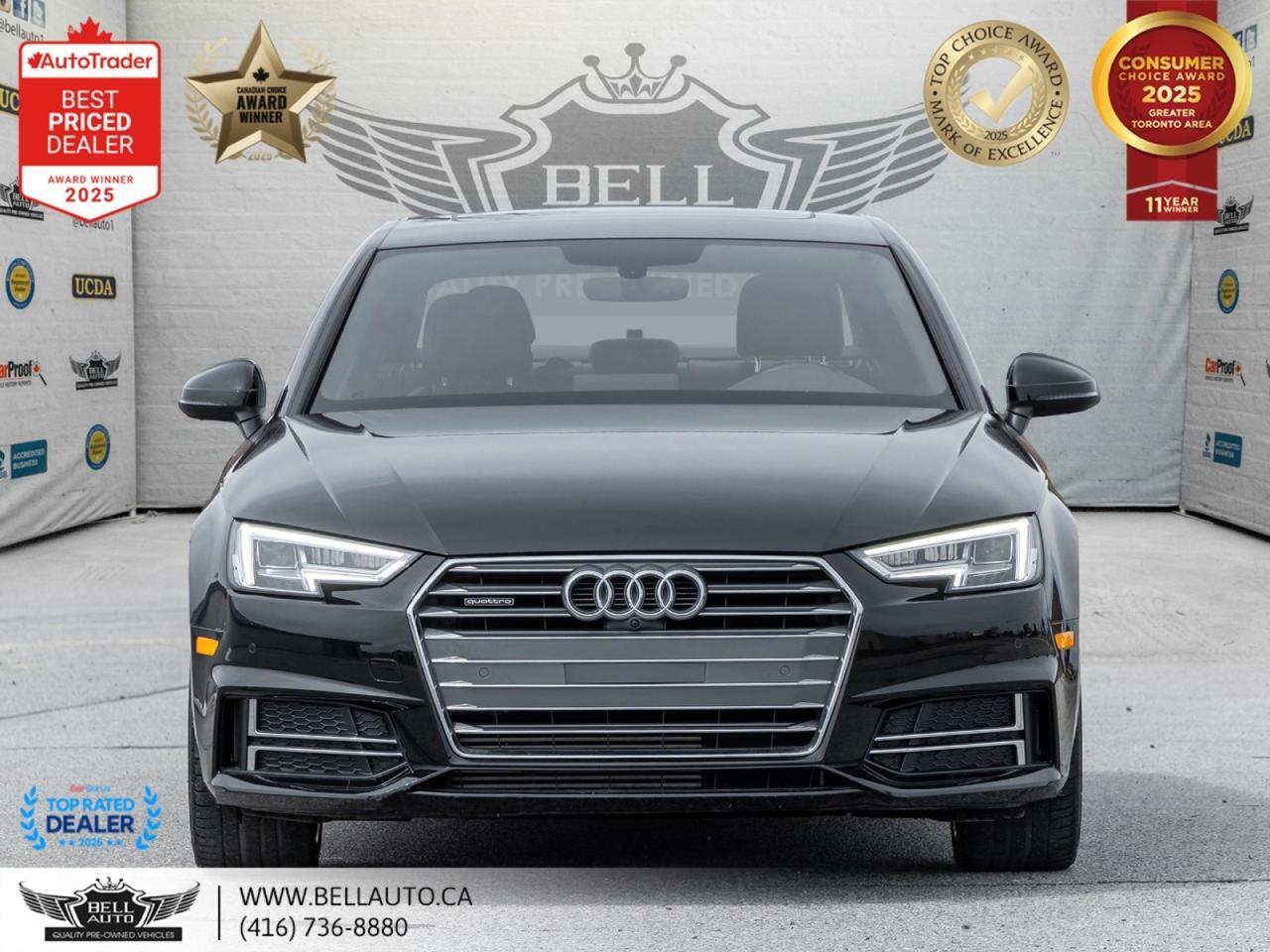 2017 Audi A4 Technik S-LINE B&O NAVI B.CAM SUNROOF MMRYSEATS Toronto ON