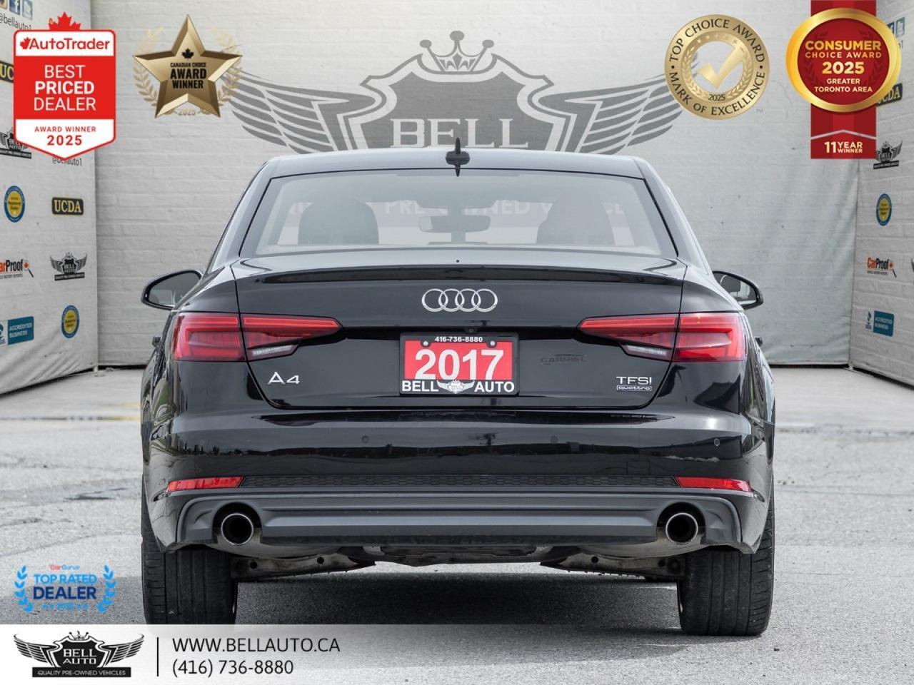 2017 Audi A4 Technik S-LINE B&O NAVI B.CAM SUNROOF MMRYSEATS Toronto ON