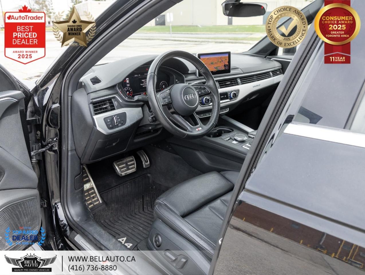 2017 Audi A4 Technik S-LINE B&O NAVI B.CAM SUNROOF MMRYSEATS Toronto ON