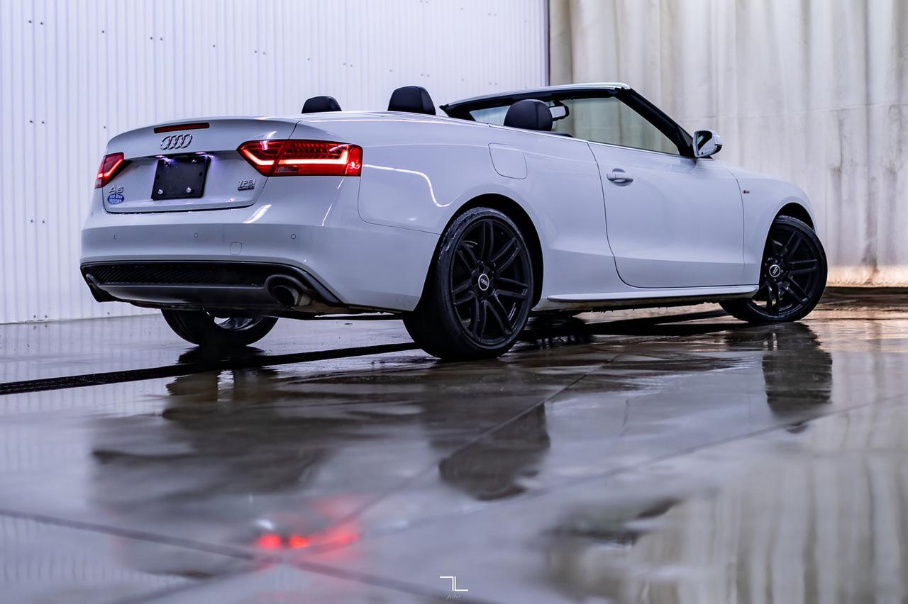 2017 Audi A5 Quattro Technik S-Line Cabriolet Leather Nav BCam Red Deer AB