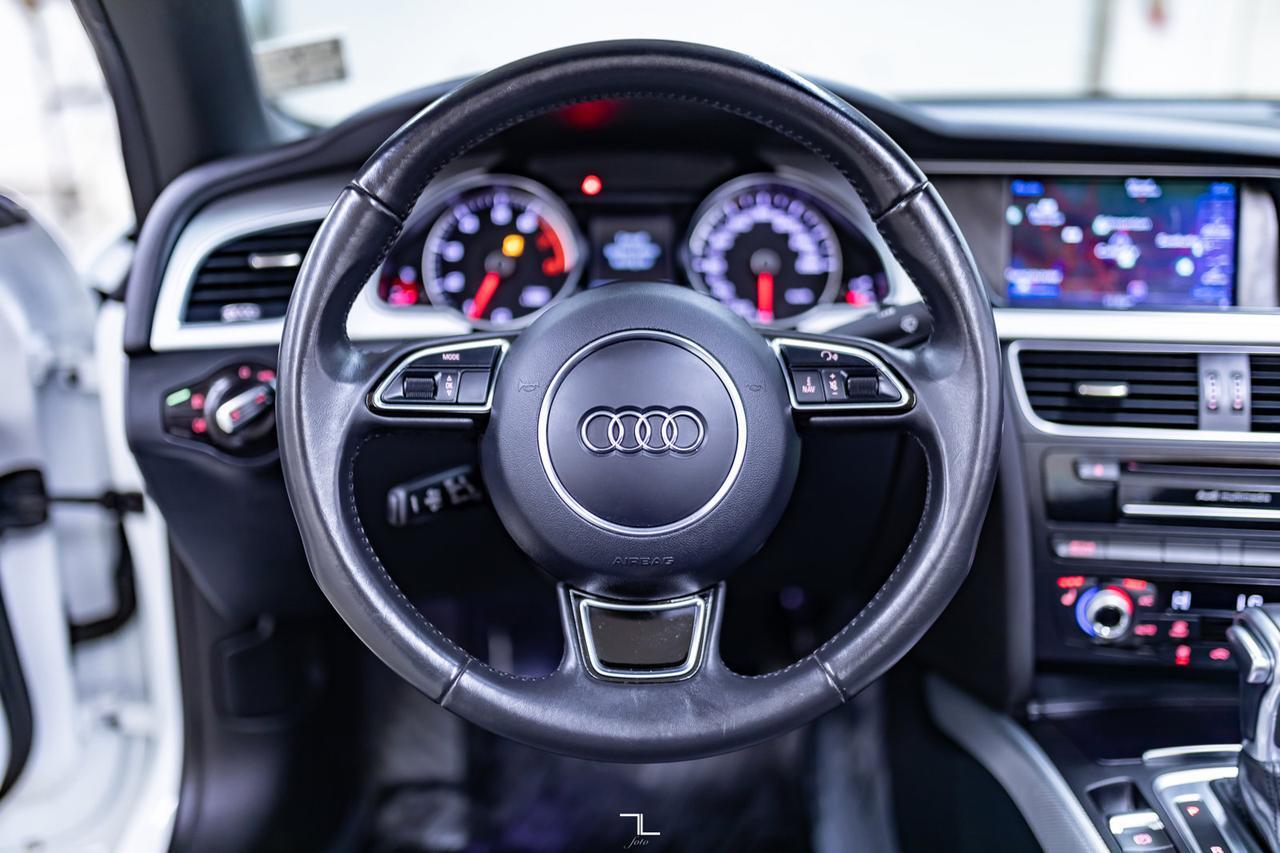2017 Audi A5 Quattro Technik S-Line Cabriolet Leather Nav BCam Red Deer AB