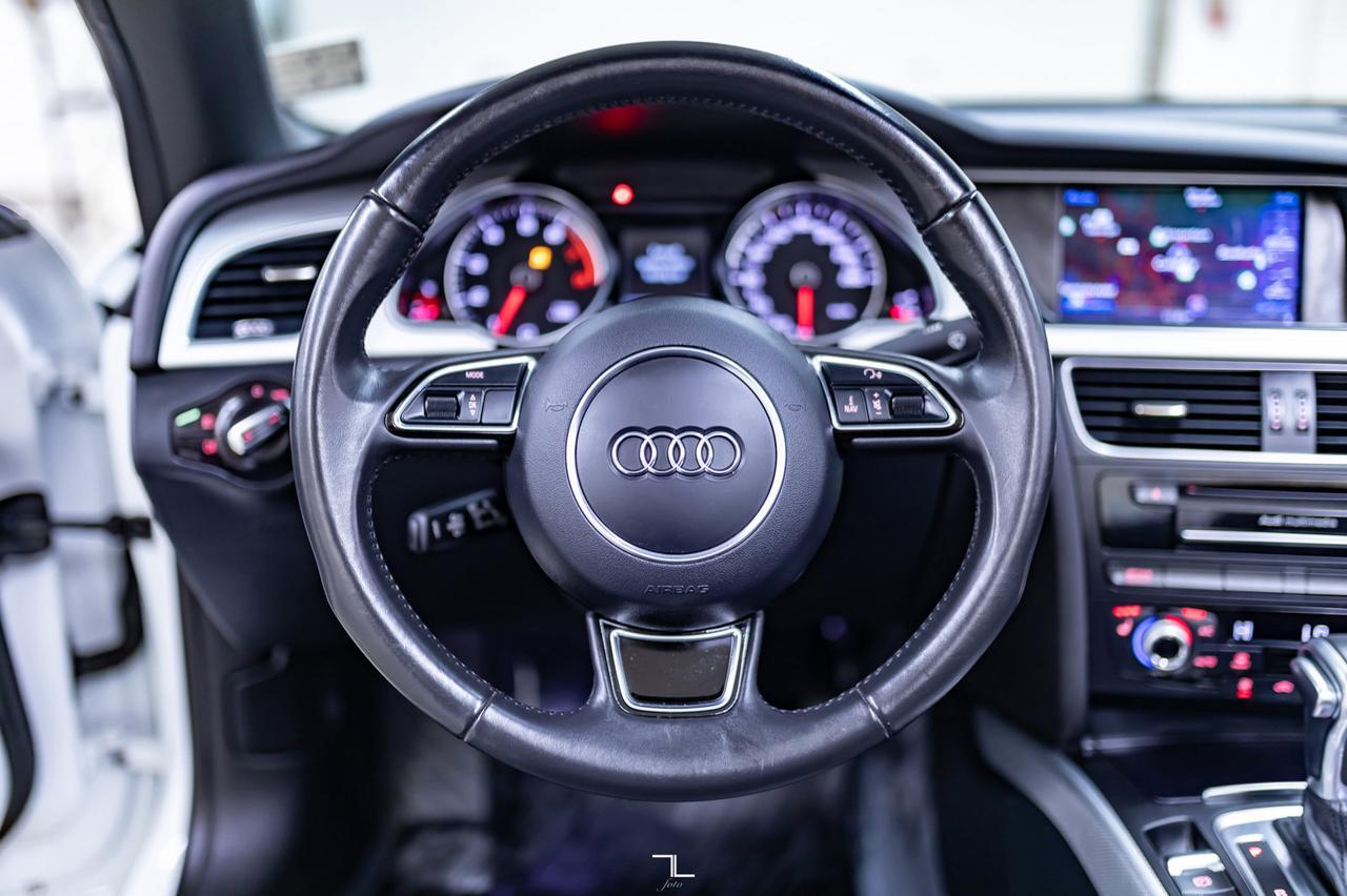 2017 Audi A5 Quattro Technik S-Line Cabriolet Leather Nav BCam Red Deer AB