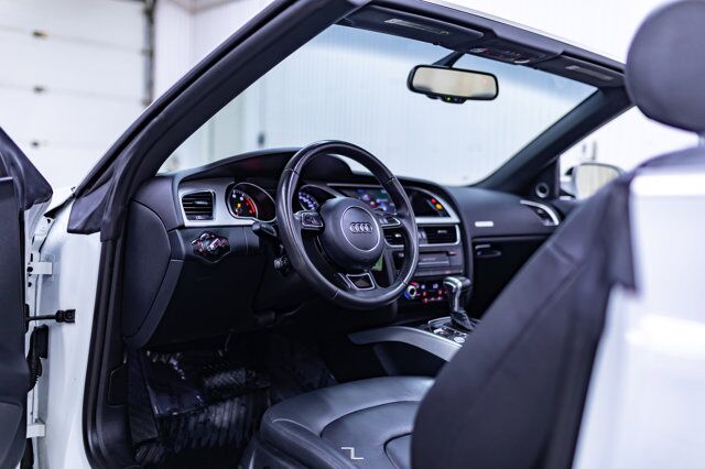 2017 Audi A5 Quattro Technik S-Line Cabriolet Leather Nav BCam Red Deer AB