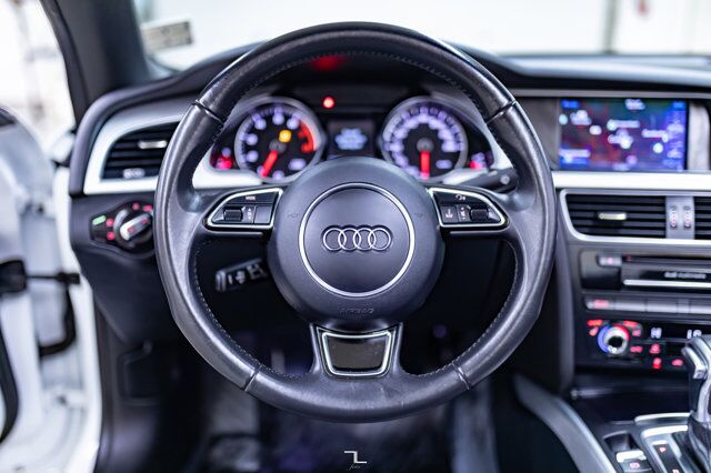 2017 Audi A5 Quattro Technik S-Line Cabriolet Leather Nav BCam Red Deer AB