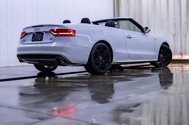 2017 Audi A5 Quattro Technik S-Line Cabriolet Leather Nav BCam Red Deer AB