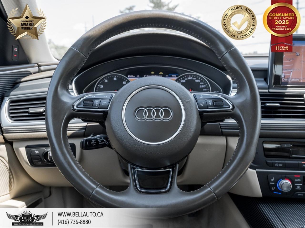 2017 Audi A6 3.0T Technik | HEATED SEATS | POWER SUNROOF | LEATHER | POWER & MEMORY SEATS Toronto ON