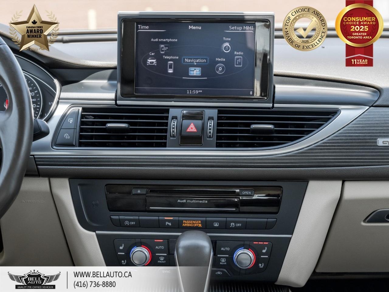 2017 Audi A6 3.0T Technik | HEATED SEATS | POWER SUNROOF | LEATHER | POWER & MEMORY SEATS Toronto ON