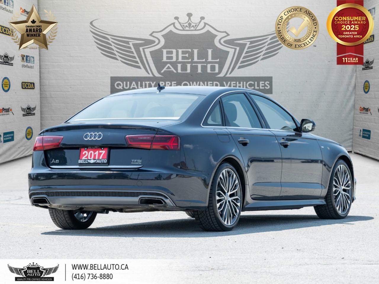 2017 Audi A6 3.0T Technik | HEATED SEATS | POWER SUNROOF | LEATHER | POWER & MEMORY SEATS Toronto ON