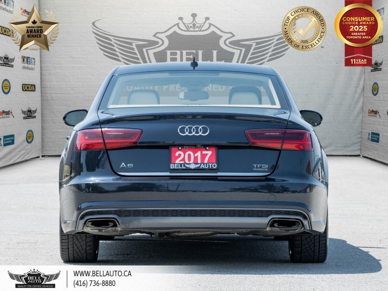 2017 Audi A6 3.0T Technik | QUATTRO | 20"AUDIWHEELS | 360CAM | BOSE | VENTSEATS | CARPLAY | SUNROOF | WOODTRIM Toronto ON