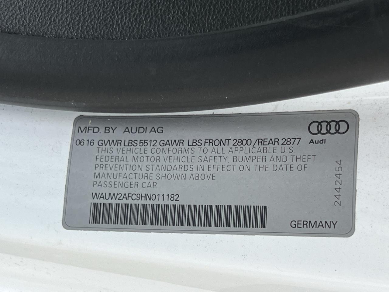 2017 Audi A7 3.0T Premium Plus Chantilly VA