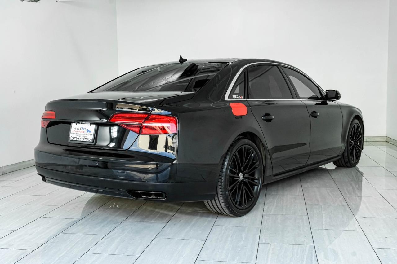 2017 Audi A8 L 3.0T QUATTRO DRIVER ASSIST PKG EXECUTIVE PKG HEADUP DISPLAY BLIND SPOT ASSIST NAVIGATION Carrollton TX