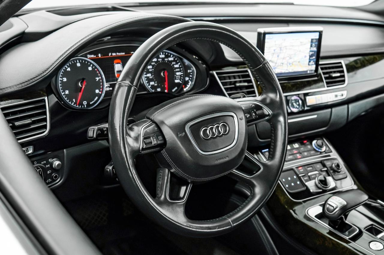 2017 Audi A8 L 3.0T QUATTRO DRIVER ASSIST PKG EXECUTIVE PKG HEADUP DISPLAY BLIND SPOT ASSIST NAVIGATION Carrollton TX