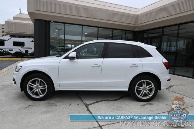 2017 Audi Q5 Premium Plus / AWD / Power & Heated Leather Seats / Navigation / Panoramic Sunroof / Bluetooth / Back Up Camera / Keyless Entry & Start / Cruise Control / Rear Parking Sensors / Power Liftgate / 27 MPG Anchorage AK
