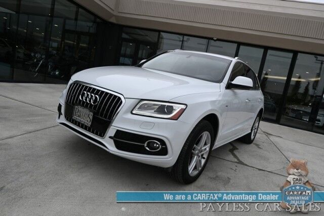 2017 Audi Q5 Premium Plus / AWD / Power & Heated Leather Seats / Navigation / Panoramic Sunroof / Bluetooth / Back Up Camera / Keyless Entry & Start / Cruise Control / Rear Parking Sensors / Power Liftgate / 27 MPG Anchorage AK