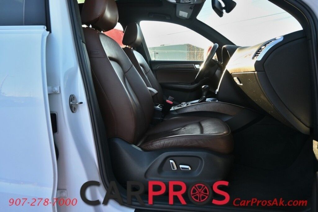 2017 Audi Q5 Quattro Premium - All Wheel Drive - Front Power Leather Heated Seats - Keyless Entry w/ Push To Start - Fog Lights - Navigation & Convenience Pkg - Bluetooth - Backup Camera - Universal Garage Opener - Panoramic Moonroof - 1 Owner Anchorage AK