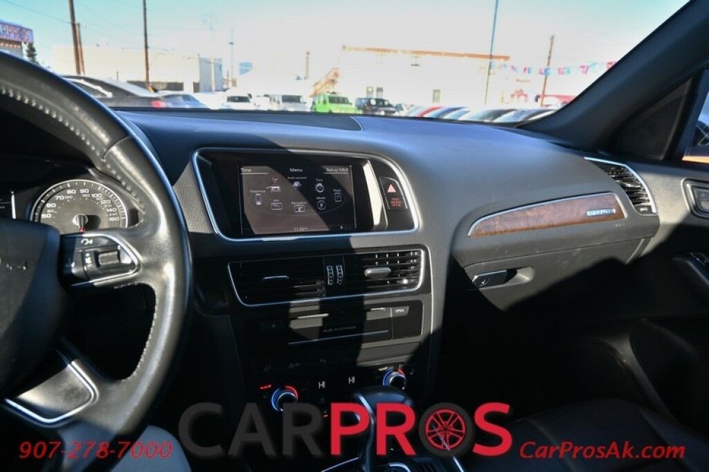 2017 Audi Q5 Quattro Premium - All Wheel Drive - Front Power Leather Heated Seats - Keyless Entry w/ Push To Start - Fog Lights - Navigation & Convenience Pkg - Bluetooth - Backup Camera - Universal Garage Opener - Panoramic Moonroof - 1 Owner Anchorage AK