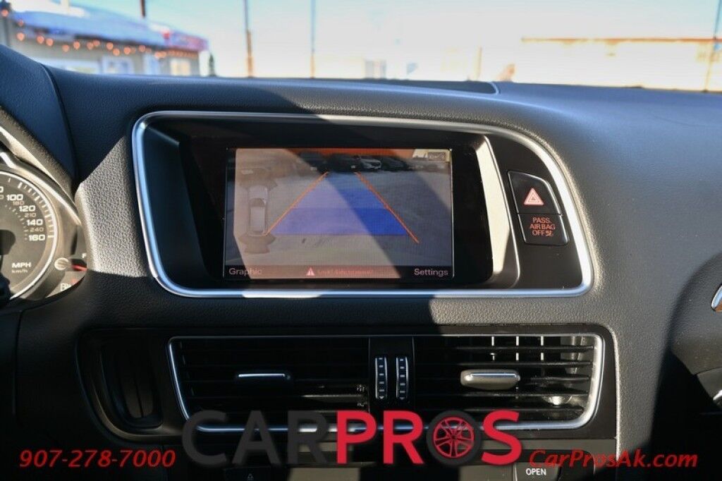 2017 Audi Q5 Quattro Premium - All Wheel Drive - Front Power Leather Heated Seats - Keyless Entry w/ Push To Start - Fog Lights - Navigation & Convenience Pkg - Bluetooth - Backup Camera - Universal Garage Opener - Panoramic Moonroof - 1 Owner Anchorage AK