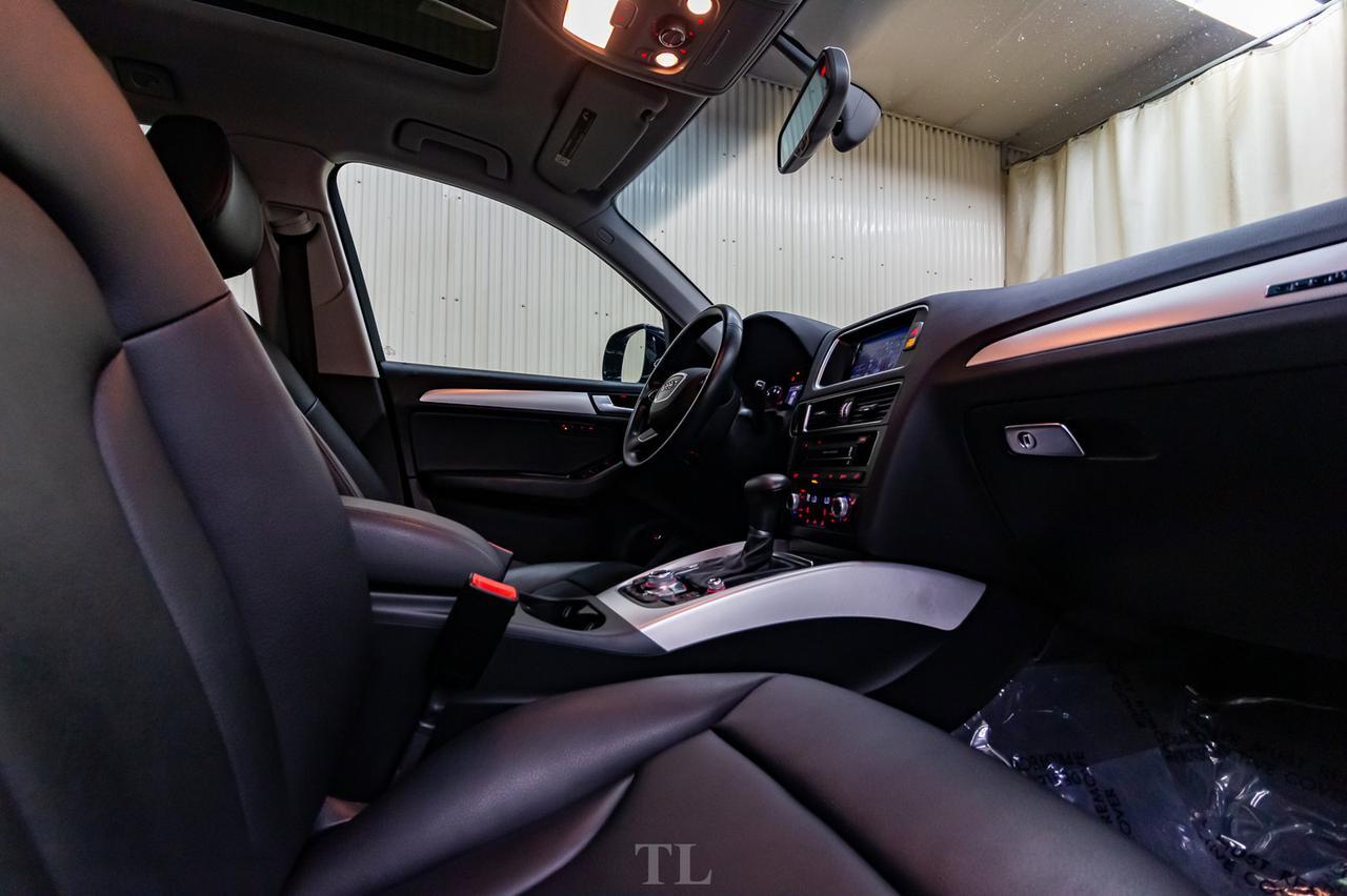 2017 Audi Q5 Quattro Progressiv 3.0T Leather Roof Nav BCam Red Deer AB