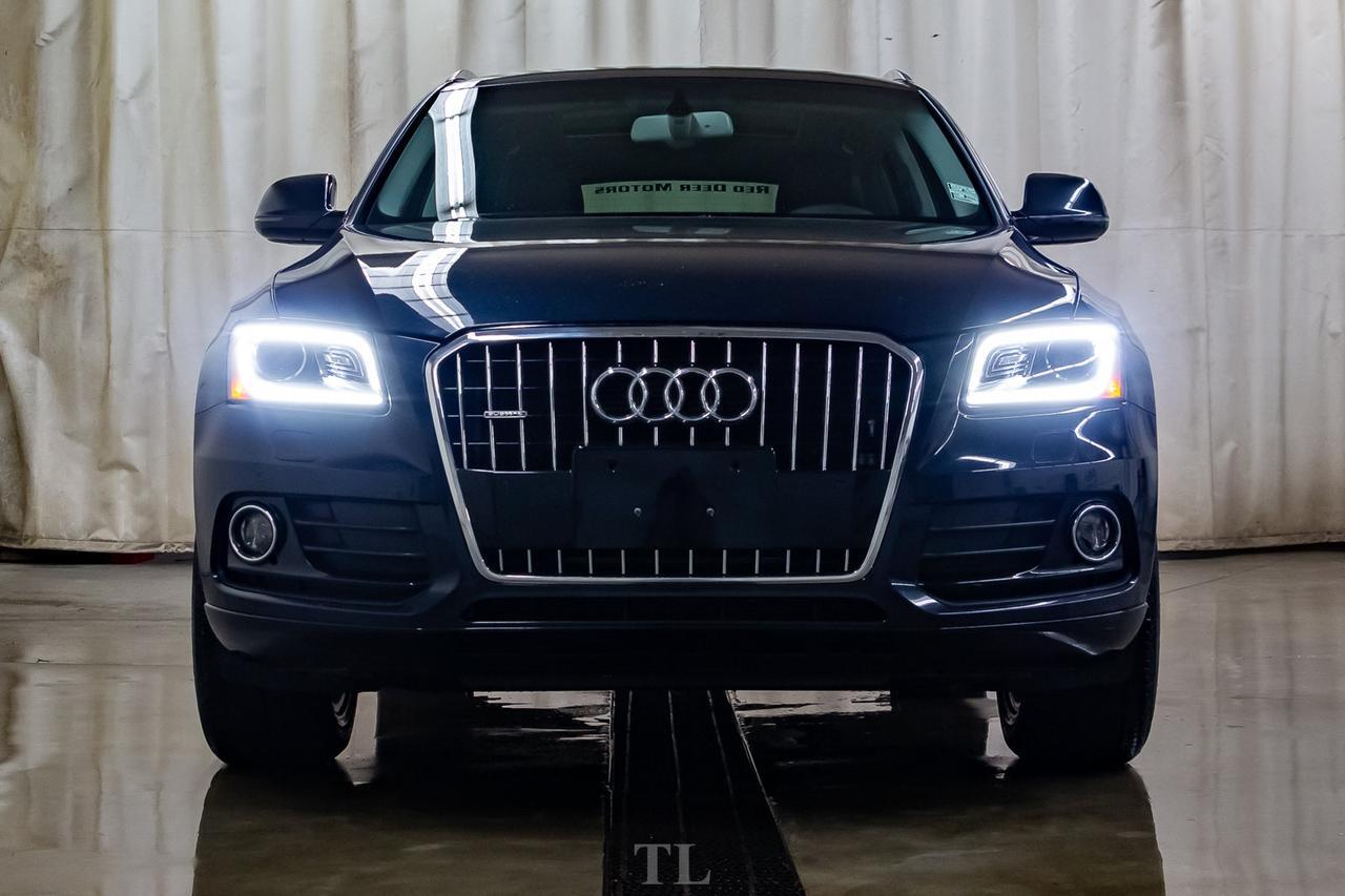2017 Audi Q5 Quattro Progressiv 3.0T Leather Roof Nav BCam Red Deer AB